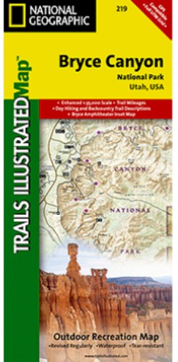 Picture of National Geographic TI00000219 Map Of Bryce Canyon National Park - Utah