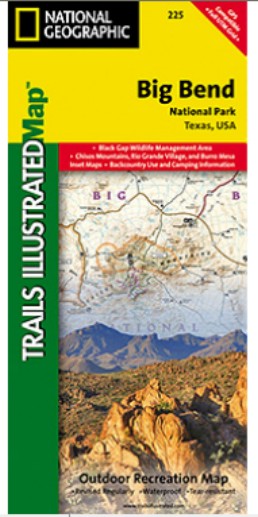 Picture of National Geographic TI00000225 Map Of Big Bend National Park - Texas