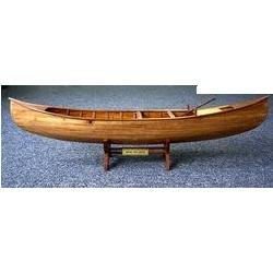 Picture of Old Modern Handicrafts B013 Indian Girl Canoe Model Boat