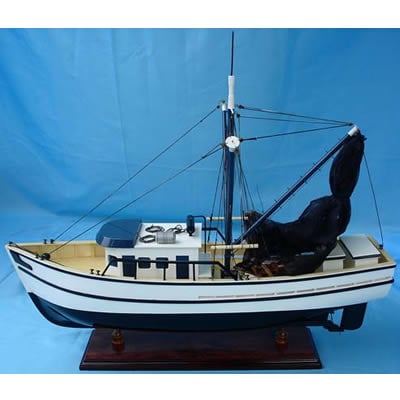Picture of Old Modern Handicrafts B044 Shrimp Boat Model Boat