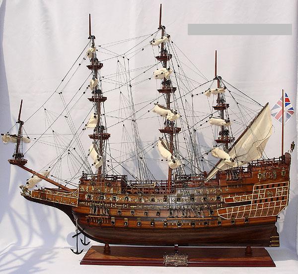 Picture of Old Modern Handicrafts T076 Sovereign of the Seas Mid Size EE Model Boat