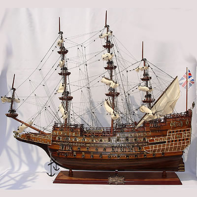 Picture of Old Modern Handicrafts T077 Sovereign of the Seas Model Boat