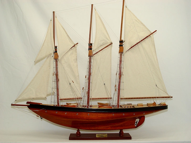 Picture of Old Modern Handicrafts Y004 Atlantic Yacht Model Boat
