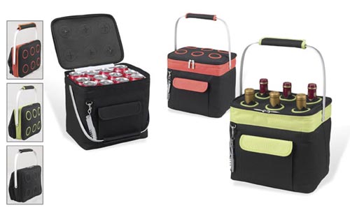 Picture of Picnic at Ascot 406-A  Multi Purpose 24 Can Cooler in Black/ Apple