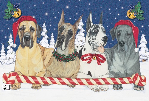 Holiday Boxed Cards- Great Dane