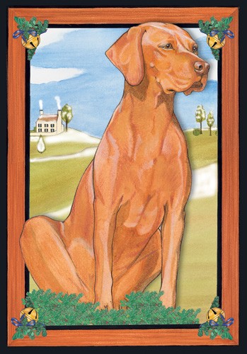 Holiday Boxed Cards- Vizsla