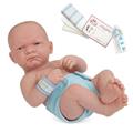 La Newborn 18500 All-Vinyl La Newborn "First Day" Doll in Diaper w/ Bottle & Blanket. REAL BOY! Window Box La Newborn 18500 All-Vinyl La Newborn "First Day" Doll in Diaper w/ Bottle & Blanket. REAL BOY! Window Box
