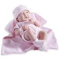 La Newborn Boutique 14 in. Real Girl Doll-Pink Outfit 9 Piece Gift Set La Newborn Boutique 14 in. Real Girl Doll-Pink Outfit 9 Piece Gift Set