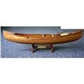 Old Modern Handicrafts B013 Indian Girl Canoe Model Boat Old Modern Handicrafts B013 Indian Girl Canoe Model Boat