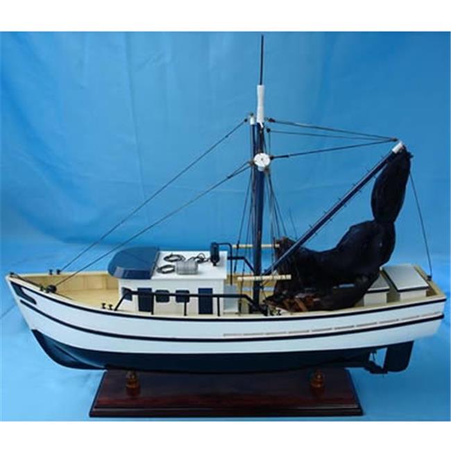 Old Modern Handicrafts B044 Shrimp Boat Model Boat