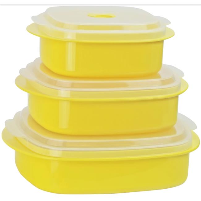 Reston Lloyd 20201 Microwave Cookware Set Lemon