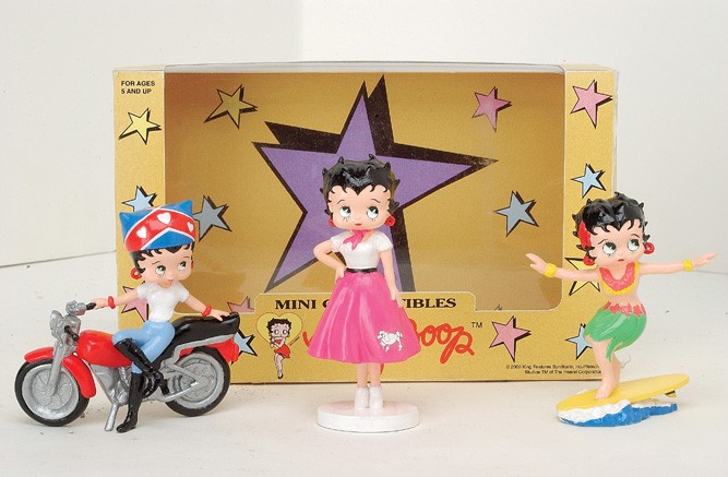 31303 4   Betty Boop PVC Figurines 3 piece set -  Precious Kids