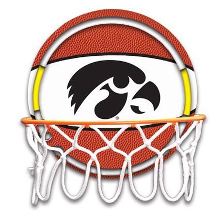 Picture of PTC Intl 13088  Iowa Hawkeyes Pebble Basketball Hoop