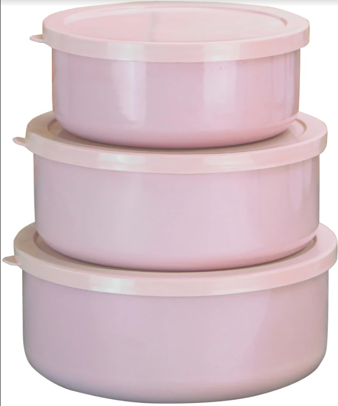 Picture of Reston Lloyd 04601 6pc Enamel Bowl Set  Pink 