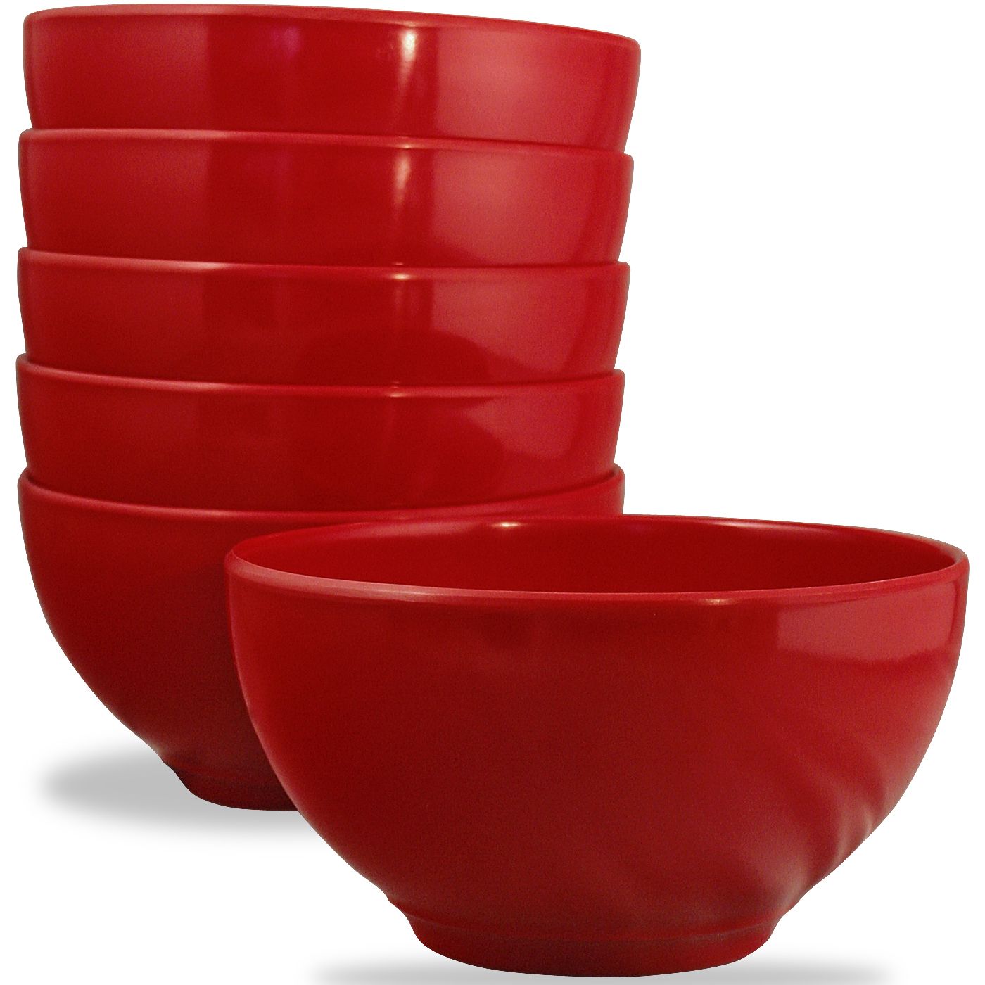 Picture of Reston Lloyd 73600SET Red - Melamine Dinner bowl Set -6-bowls