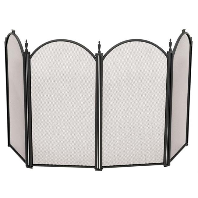 UniFlame S-1078 4 Fold 25 Inch H Mini Black Screen