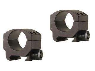 BURRIS Xtreme Tactical Rings, 1 in., Picatinny, Low 1/4 in. Height, Two Rings, Matte Black (420180)
