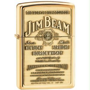ZI254BJB929 High Polish Brass Jim Beam Brass Emblem