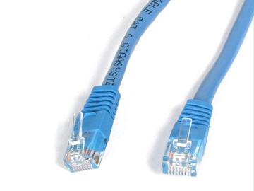 15 ft Blue Molded Category 6 Patch