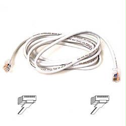 BELKIN COMPONENTS A3L791-08-WHT CAT5e PATCH CABLE/RJ45M/RJ45M/8 WHITE