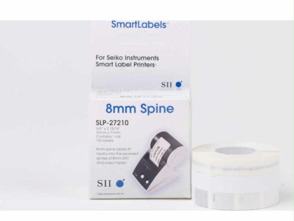 Picture of Seiko Instruments Usa  Inc. Slp-27210 Seiko 8Mm Dat Tape Labels  White.  3/8 I