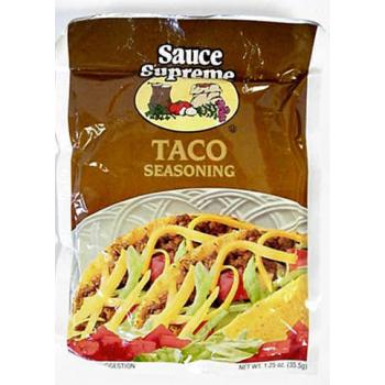 Picture of DDI 395207 Spice Supreme - Taco Seasoning Mix Case of 48