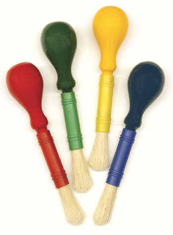 Picture of Chenille Kraft CK-5186 Bulb Handle Brush 4 Pk Assorted- Colors