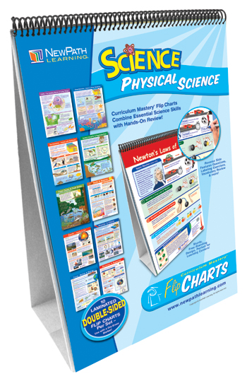 Picture of New Path Learning NP-346009 Middle School Physical Science Flip- Chart Set