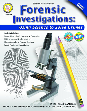 Picture of Carson Dellosa CD-404098 Forensic Investigations Activity- Book Gr 4-8