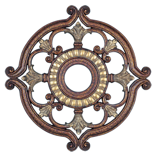 Picture of Livex 8216-64 Ceiling Medallion- Palacial Bronze with Gilded Accents