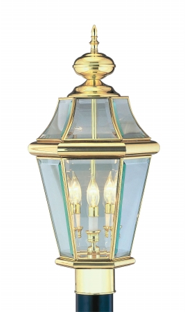 Georgetown Outdoor Light- Polished Brass