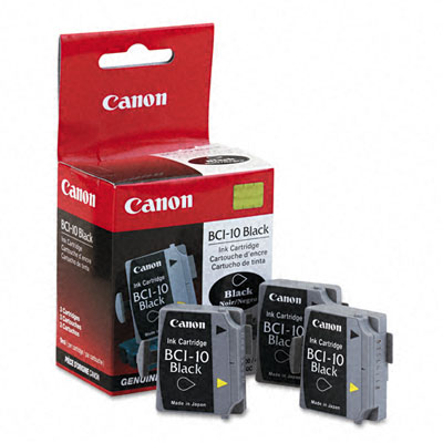 Picture of Canon Compatible BCI10 BCI-10 Ink Tank 3 Pack High-Yield Black