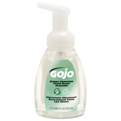 Picture of Gojo 571506 Green Certified Foam Soap  Fragrance-Free  Clear  7.5 oz. Pump Bottle