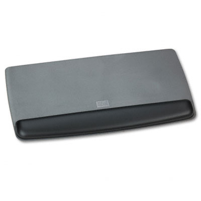 Picture of 3M WR420LE 3M Gel Professional ll Series Keyboard Wrist Rest  Black/Metallic Gray