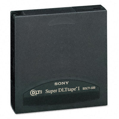 Picture of Sony SDLT1320 1/2   Super DLT Data Cartridge  1828ft  160GB Native/320GB Comp Data Capacity