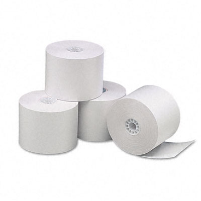 Picture of Universal 35761 Thermal Paper for Receipt Printers  2-1/4in x 85  Roll  3 Pack