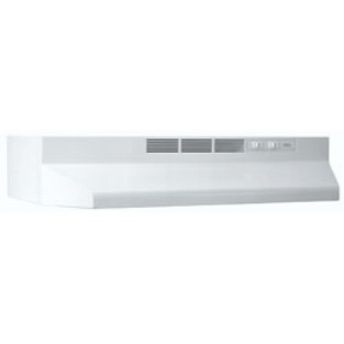Broan 413001 30 Inch Non-Ducted Range Hood - White