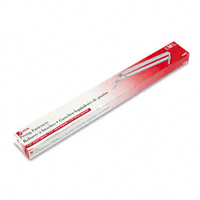 Picture of Acco 12995 Standard Two-Piece Paper File Fasteners  3 1/2   Capacity  50 per Box