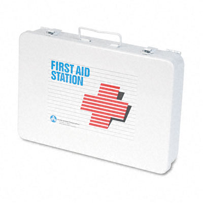 Picture of Acme United 90018 First Aid Kit for 50 People  413 Pieces  OSHA/ANSI Compliant  Metal Case