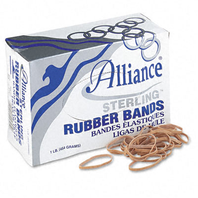 Picture of Alliance 24305 Sterling Ergonomically Correct Rubber Bands  #30  1/8 x 2  1500 per 1lb Box