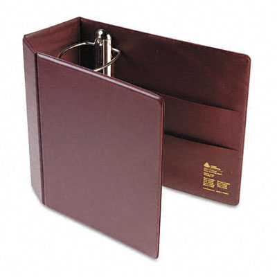Picture of Avery 79366 Heavy-Duty Vinyl EZD Reference Binder with Finger Hole  5in Cap  Maroon