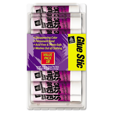 Picture of Avery 98079 Purple Application Permanent Glue Stics  1.27 oz  18 Pack