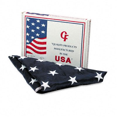Picture of Advantus MBE002220 All-Weather Outdoor U.S. Flag  100 Percent Heavyweight Nylon  4 ft. x 6 ft.