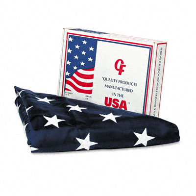 Picture of Advantus MBE002270 All-Weather Outdoor U.S. Flag  100 Percent Heavyweight Nylon  5 ft. x 8 ft.