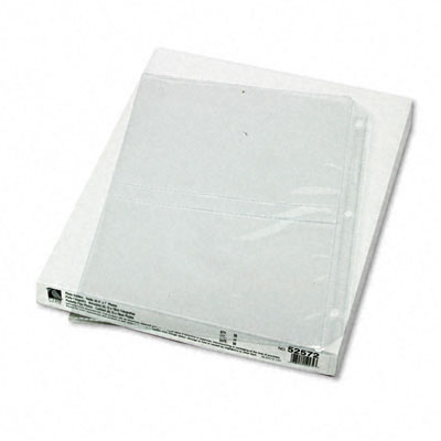 Picture of C-Line 52572 Clear Photo Holders for Four 5 x 7 Photos  3-Hole Punched  11-1/4 x 8-1/2  50/bx