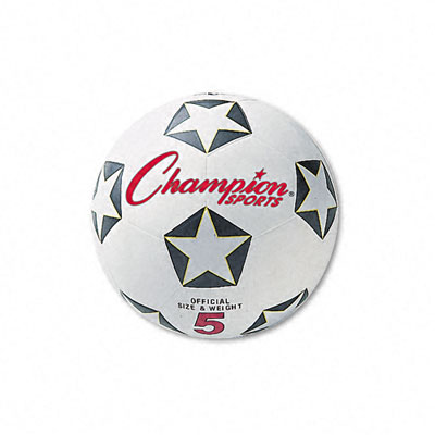 Picture of DDI 508581 Soccer Ball Rubber/Nylon No. 4 Size White/Black Case of 4