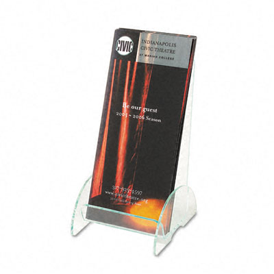 Picture of Deflect-O 775383 Euro-Style Docuholder Leaflet Display Rack  Clear