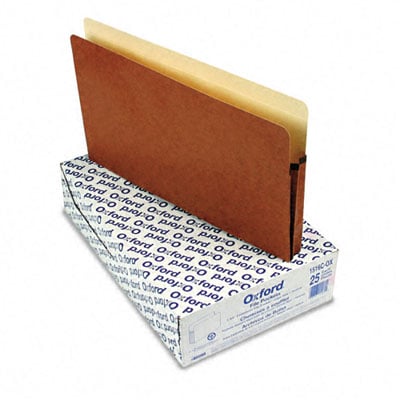 Picture of Esselte Pendaflex 1516COX 1 3/4   Expansion File Pocket  Manila/Red Fiber  Legal  25/Box