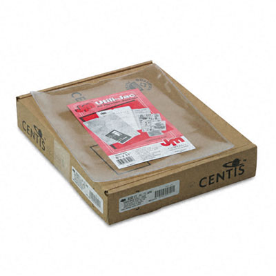 Picture of Esselte Pendaflex 65011 Utili-Jacs Heavy-Duty Clear Vinyl Envelopes  Letter  50/box