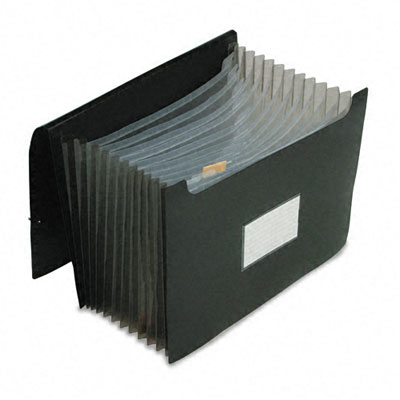 Picture of Esselte Pendaflex 82013 Jumbo 12 in Expansion File  13 Pockets  Poly  Letter  Black